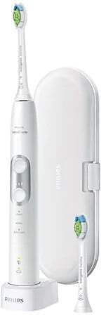 Philips Sonicare DiamondClean 9000 Electric Toothbrush with Timer, Pressure Sensor, and Travel Case White