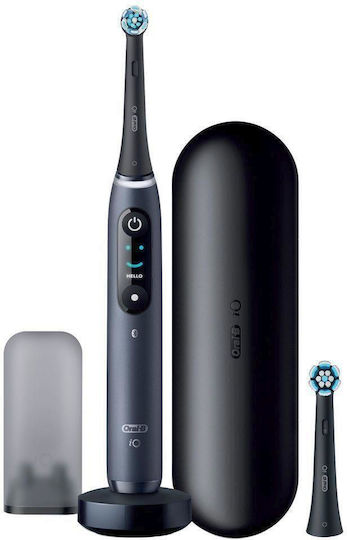 Oral-B iO Series 8N Електрическа Четка за Зъби с Таймер и Калъф за Пътуване Black Onyx