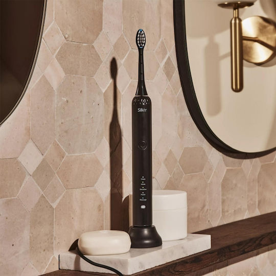 Silk'n Electric Toothbrush with Travel Case Black