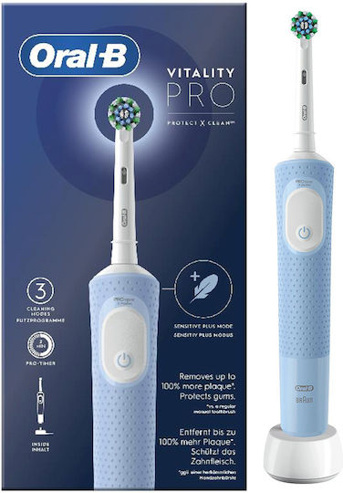 Oral-B Vitality Pro Protect X Clean Periuță de dinți electrică Albastră