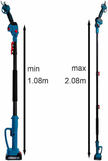 Set Kettensäge & Baumschere mit 2 Batterien
