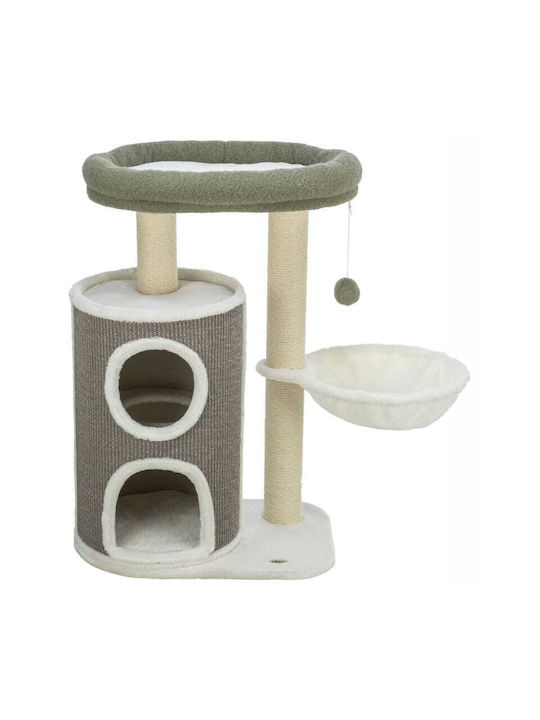 Dante Trixie Cat Scratching Post 86 Cm White Green Gray Dante Trixie Cat Scratching Post 86 Cm White Green Gray