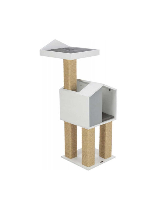 Be Nordic Jonte Trixie Stâlp de Scratching pentru Pisici 115 Cm Alb Gri