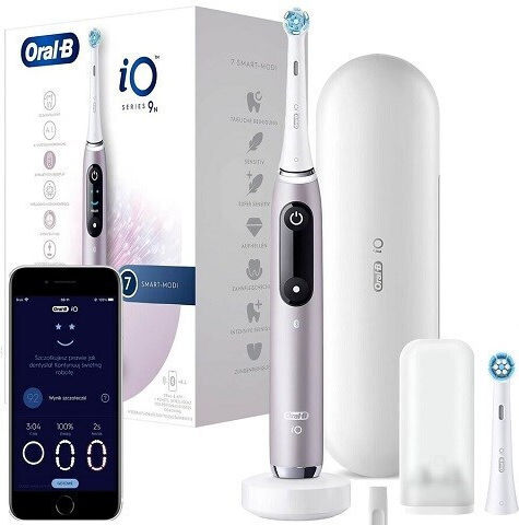 Oral-B iO Series 9 Електрическа Четка за Зъби Rose Quartz