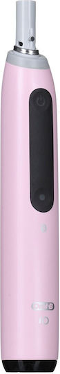 Oral-B iO Series 5N Elektrische Zahnbürste mit Drucksensor und Reisetasche Rosa