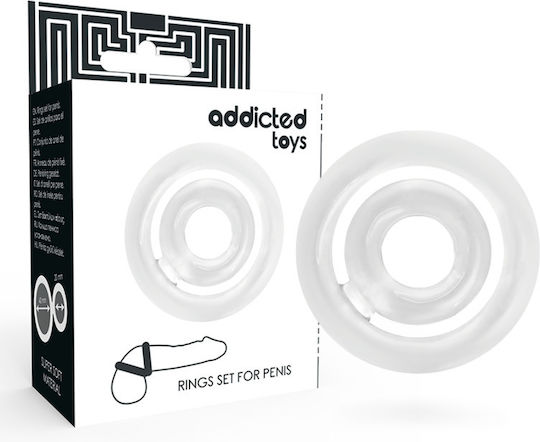 Addicted Toys Potenz C-ring Пръстен Петел Силикон Clear