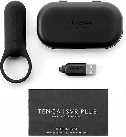 Tenga SVR Plus Smart Vibe Ring Black