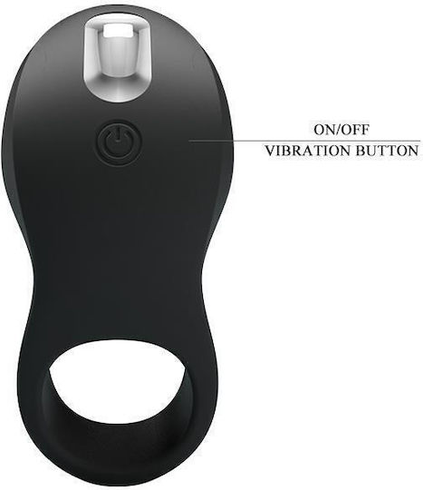 Pretty Love Vibration Penis Sleeve II Black