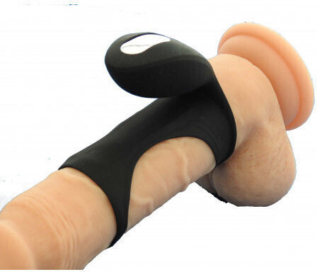 Pretty Love Vibration Penis Sleeve II Black