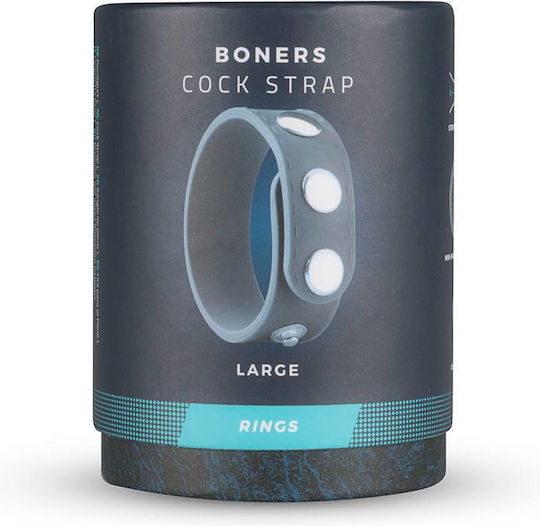 Boners Cock Strap L Пръстен Петел Силикон Сив