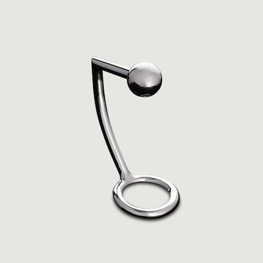 Shots Steel Intruder Metal Butt Plug With C-Ring