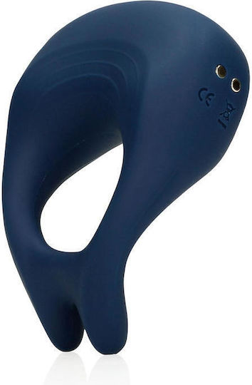 Shots Vibrating Cock Ring Cock Silicon Negru