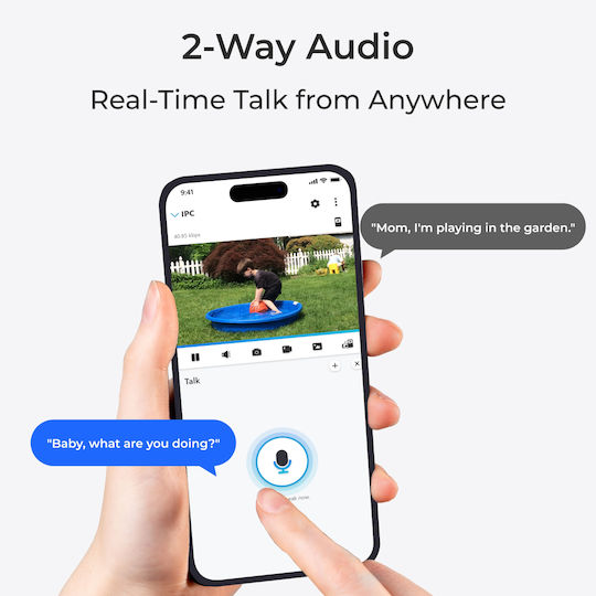 Reolink G330 IP Cameră de Supraveghere 4G Full HD+ 4MP Rezistentă la apă Pe baterii cu Comunicare Bidirecțională