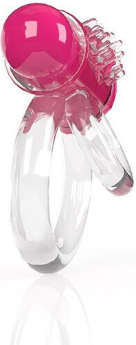 Double Vibrating Cock Ring - The Screaming O Vibrating Cock Ring 4b Double O 6 Strawberry