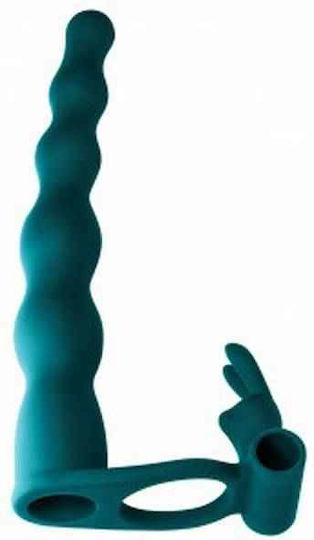Lola Games Double Vibrating Ring Cock Green C05134