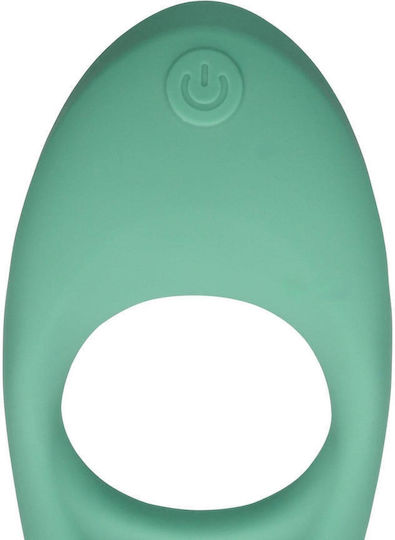 LoveLine Soft Δονούμενο Δαχτυλίδι Πέους Σιλικόνης Πράσινο