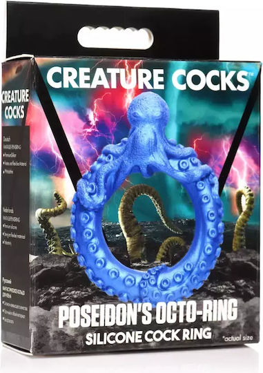 Creature Cocks Δαχτυλίδι Πέους Μπλε