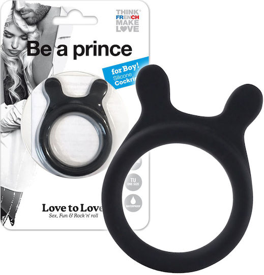 Rimba Love To Love The Prince Cock Ring Schwanz Schwarz