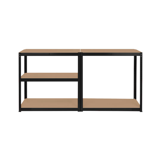 Dexion Verzinkte Regale 90x40x180cm mit 5 Regalen Gesamtbelastbarkeit 750kg 5 Stücke