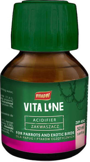 Vitapol Vitaline Acidifier Parrots Exotic Birds 50 Ml