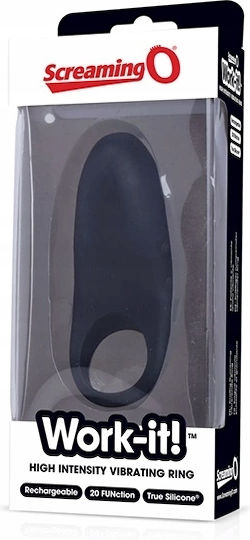 Screaming O O Work It! Charged Ring Black