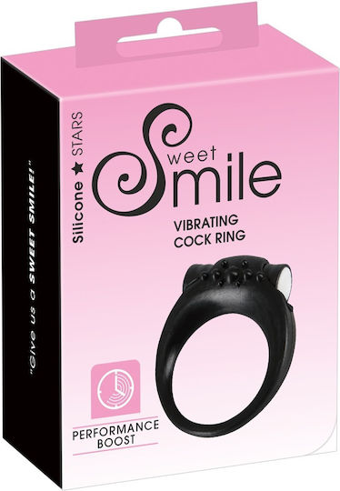 You2Toys Sweet Smile Stayer Penis Ring 3.2cm Black