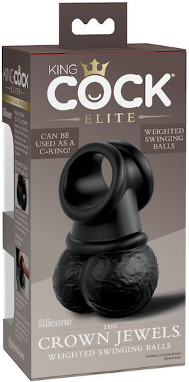 Pipedream King Cock Elite The Crown Jewels Weighted Swinging Balls