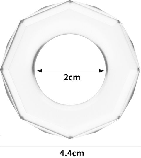 Lovetoy Power Plus Flexible Cockring Cock Ring Cock Transparent