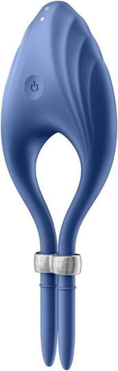 Satisfyer Duelist Vibrating Cock Ring Cock Blue