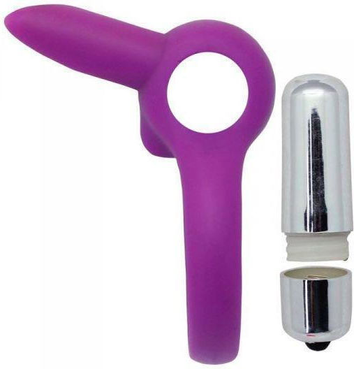 Toyz4lovers Timeless Stretchy Ring Δονούμενο Δαχτυλίδι Πέους Purple