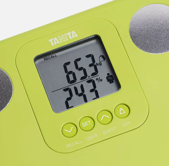 Tanita BC-730 Digital Bathroom Scale with Body Fat Counter Green
