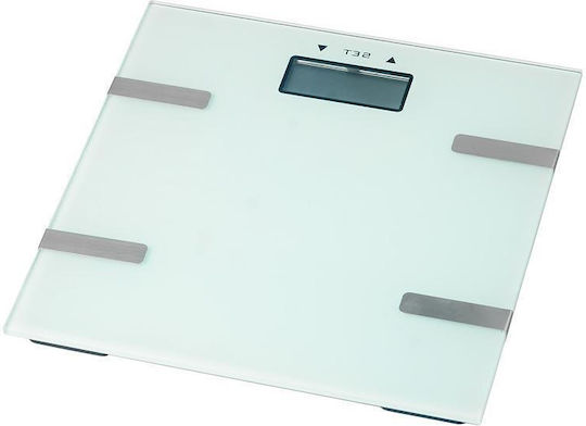 Darwin Digital Bathroom Scale with Body Fat Counter White DRW-530