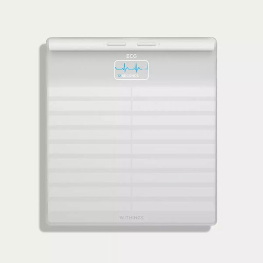 Withings Body Digital Bathroom Scale with Body Fat Counter White