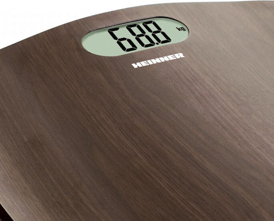 Heinner Digital Badezimmerwaage in Braun Farbe HBS-BRW180BB