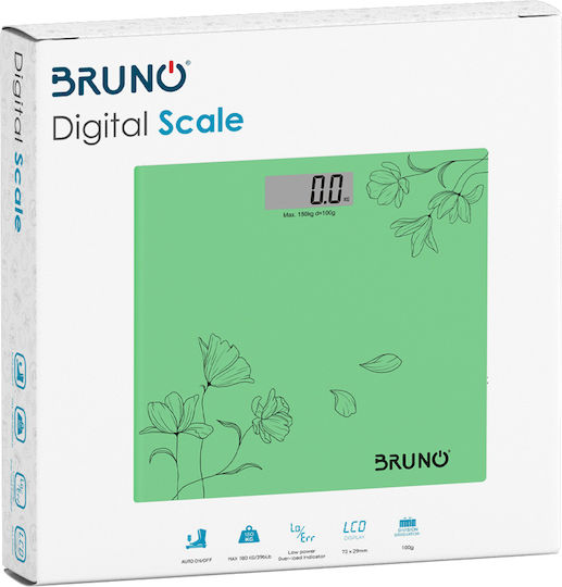 Bruno Digital Badezimmerwaage in Grün Farbe BRN-0054