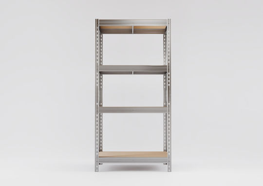 AR Shelving Рафтове Дексион Галванизирано 100x60x200см с 4 Брой Рафтa Обща Товароносимост 1800кг