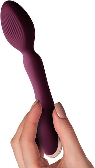 Rocks Off Aurora Vibrator Massage Wandvibrator 25cm Purple Gold