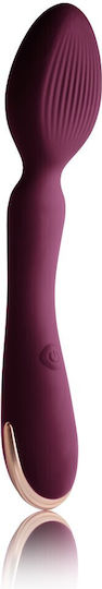 Rocks Off Aurora Vibrator Massage Wandvibrator 25cm Purple Gold