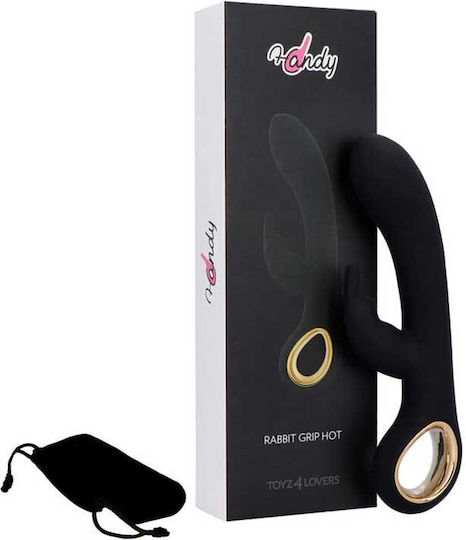 Boss Of Toys Δονητής Rabbit 19cm Μαύρος