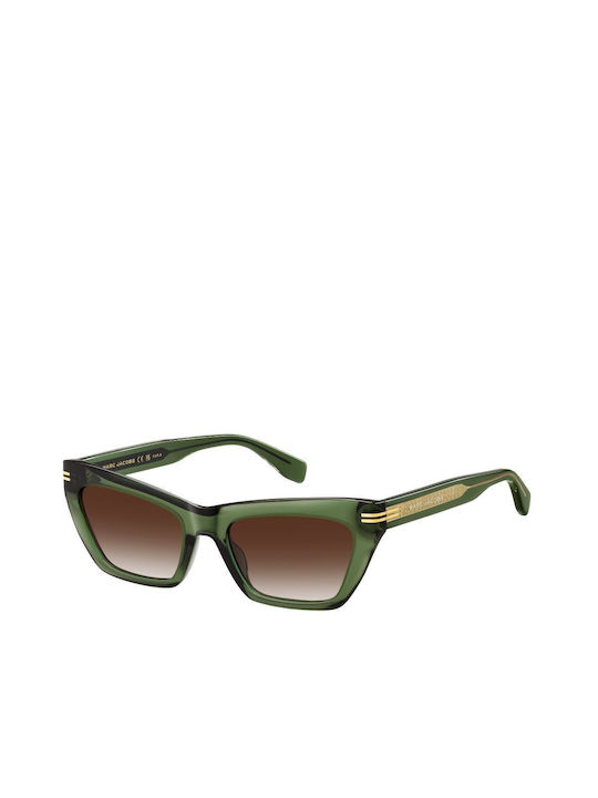 Marc Jacobs Sunglasses with Green Plastic Frame and Brown Gradient Lens MJ 1112/S 1EDHA