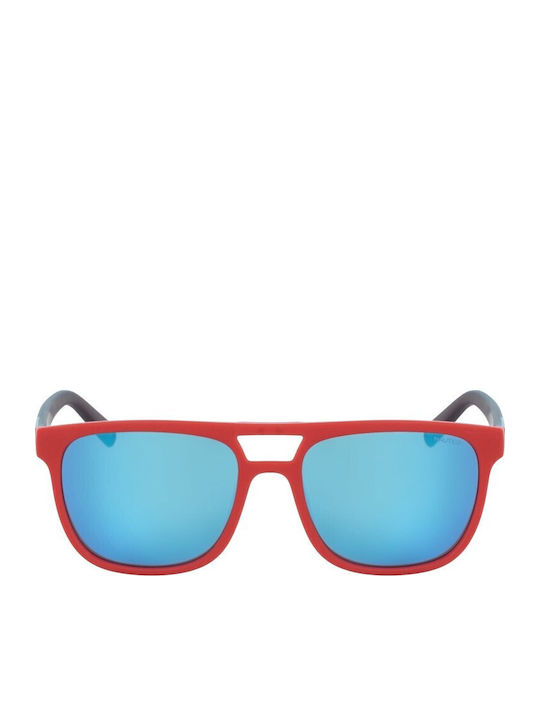 Nautica Sunglasses Κόκκινα with Acetate Frame & Blue Lens