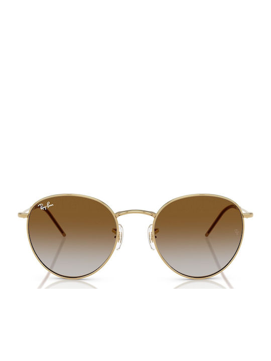 Ray Ban Reverse Unisex Ochelari de soare cu Auriu Cadru și Aur Degrade Lentilă