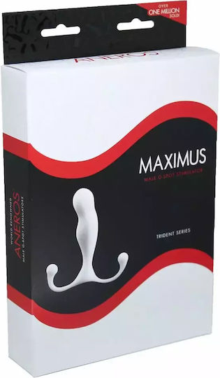 Aneros Maximus Trident Prostate Massager Πρωκτική Σφήνα Λευκή