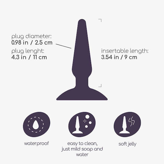 Crushious Jolly Anal Plug Schwarz