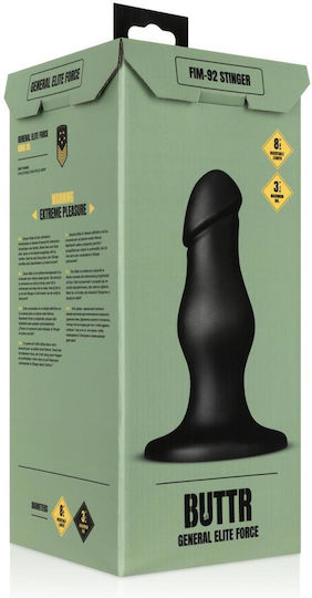 Buttr Πρωκτικό Dildo Μαύρο