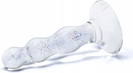 Glas Triple Play Dop Anal Transparentă 7cm