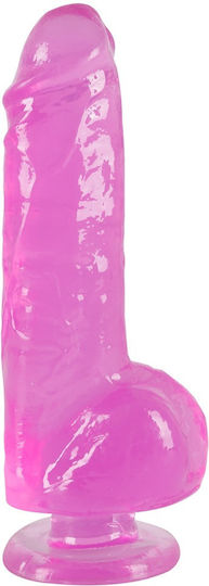 You2Toys Jerry Giant Realistisches Dildo mit Hoden und Saugnapf Lila 22cm