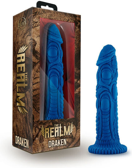 Blush The Realm Draken Lock On Dildo Μπλε 19cm