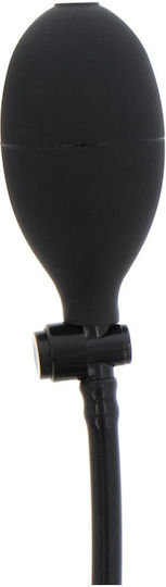 Hidden Desire Dildo Φουσκωτό με Όρχεις και Βεντούζα Μαύρο 22.5cm