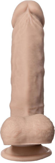 SilexD Dildo realist cu Scrotum Flesh 23cm
